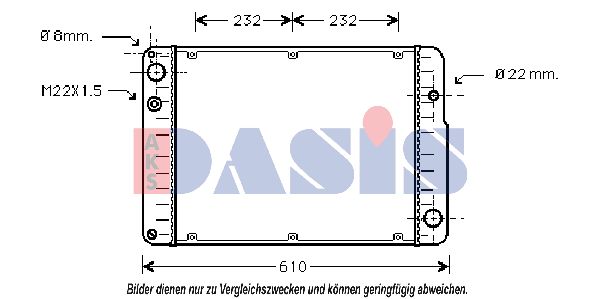 AKS DASIS radiatorius, variklio aušinimas 170120N